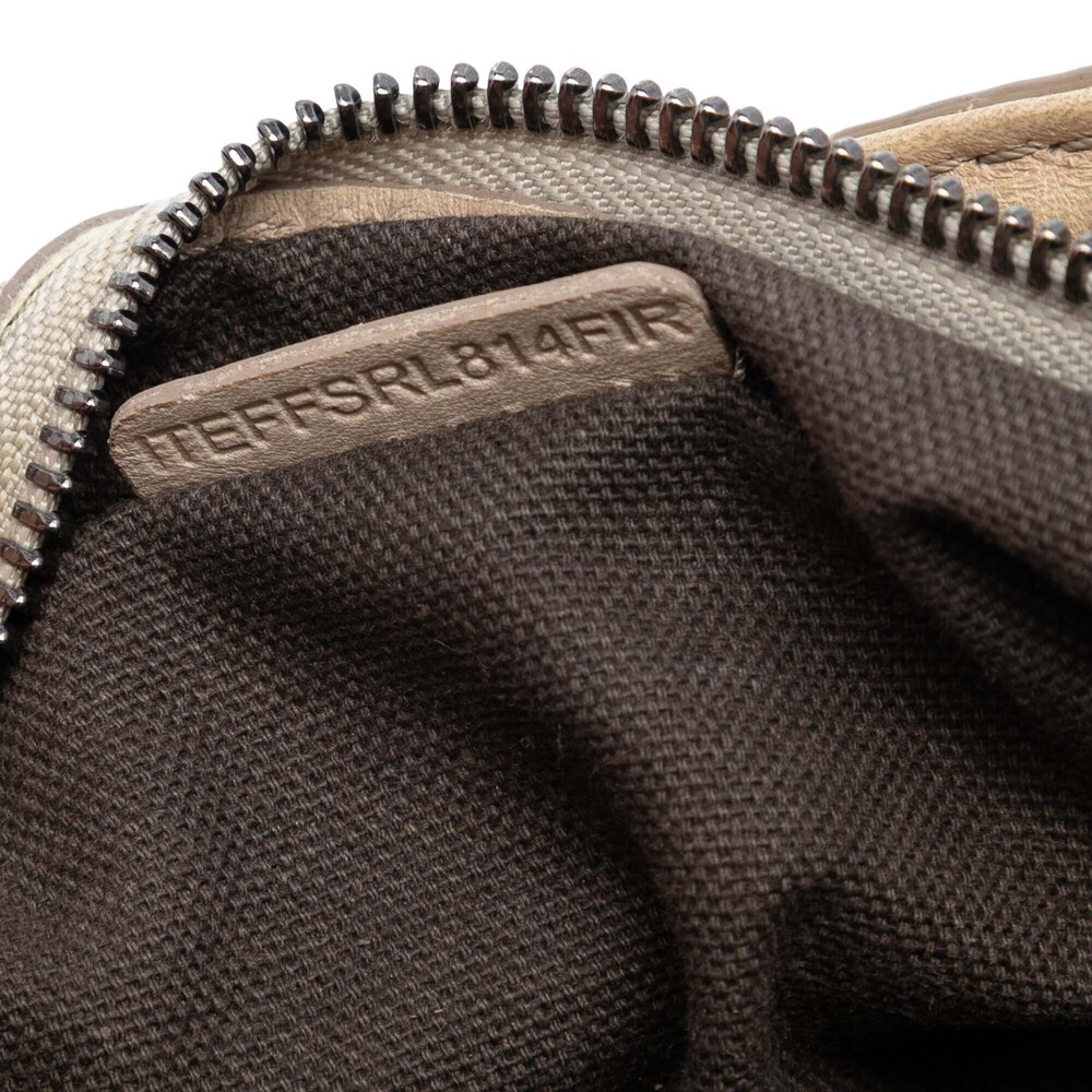 Pre-Loved Burberry Smoked Check Coated Canvas Crossbody - Picture 6 of 7